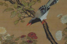Chinesisches Gemälde auf Seide