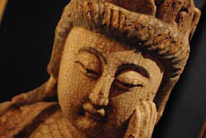 Chinesischer Holzstaturen Buddha