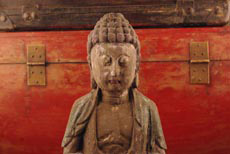 Holzstatuetten Buddha
