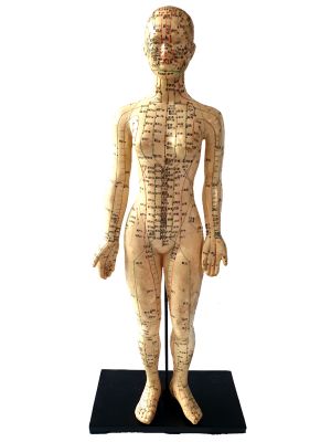 Antike chinesische Akupunktur-Statue - Plastik - Frau 2