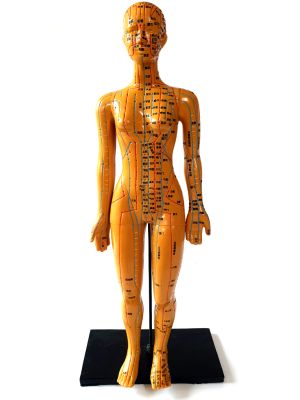 Antike chinesische Akupunktur-Statue - Plastik - Frau 3