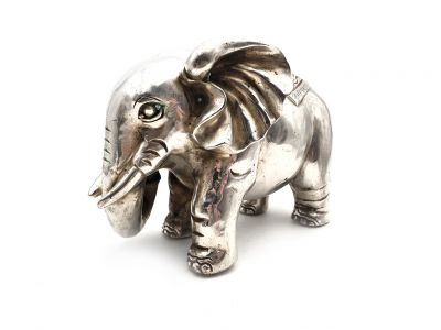 Chinesische Metall-Statue Elephant-Feng Shui
