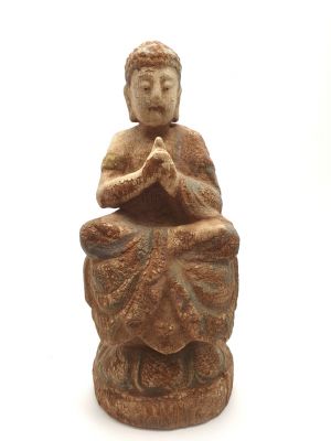 Holz Statuetten aus China Buddha Manjushri
