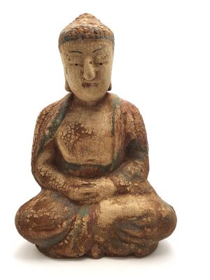 Holz Statuetten aus China Kleine Buddha
