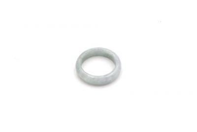 Jade Ring Weißer - Größe 17,25