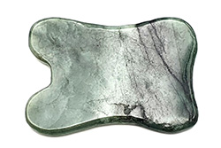 Concave Gua Sha - Wange, Nacken, Stirn - echte Jade - chinesische Medizin - Massage