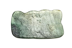 Wellenförmige Jade Gua Sha - Tian Zhu - Rücken, Nacken - Echte Jade - Chinesische Medizin