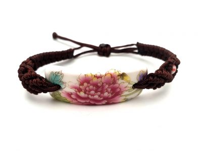 Keramik Schmuck - Blumen von China Kollektion - Armband - Pfingstrose