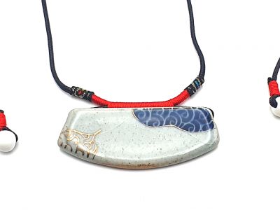 Keramik Schmuck Paradise Kollektion Halskette Tibetische Wolke