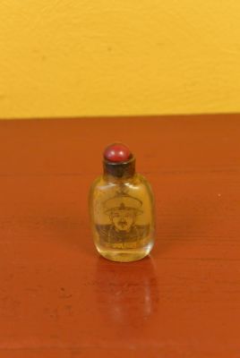 Kleine Glas Schnupftabakflasche Kaiser Jiaqing
