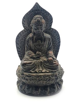 Kleine Messingstatue - Asiatischer Buddha