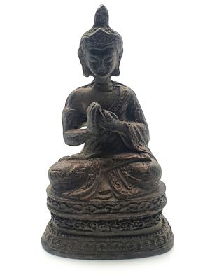 Kleine Messingstatue - Chinesischer Buddha