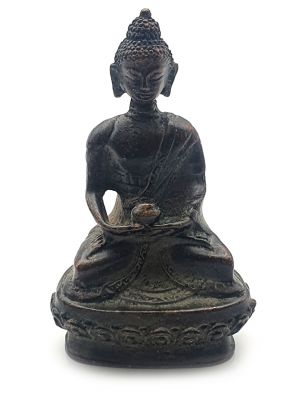 Kleine Messingstatue - japanischer buddha