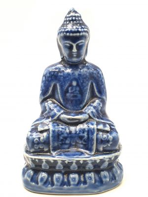 Porzellan Statuen aus China Buddha - Blau