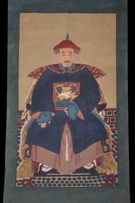 Sehr Grosse Chinesische Ahnenbilder Majestätisch - Kaiser