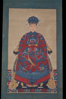 Sehr Grosse Chinesische Ahnenbilder - Majestätisch - Kaiserin